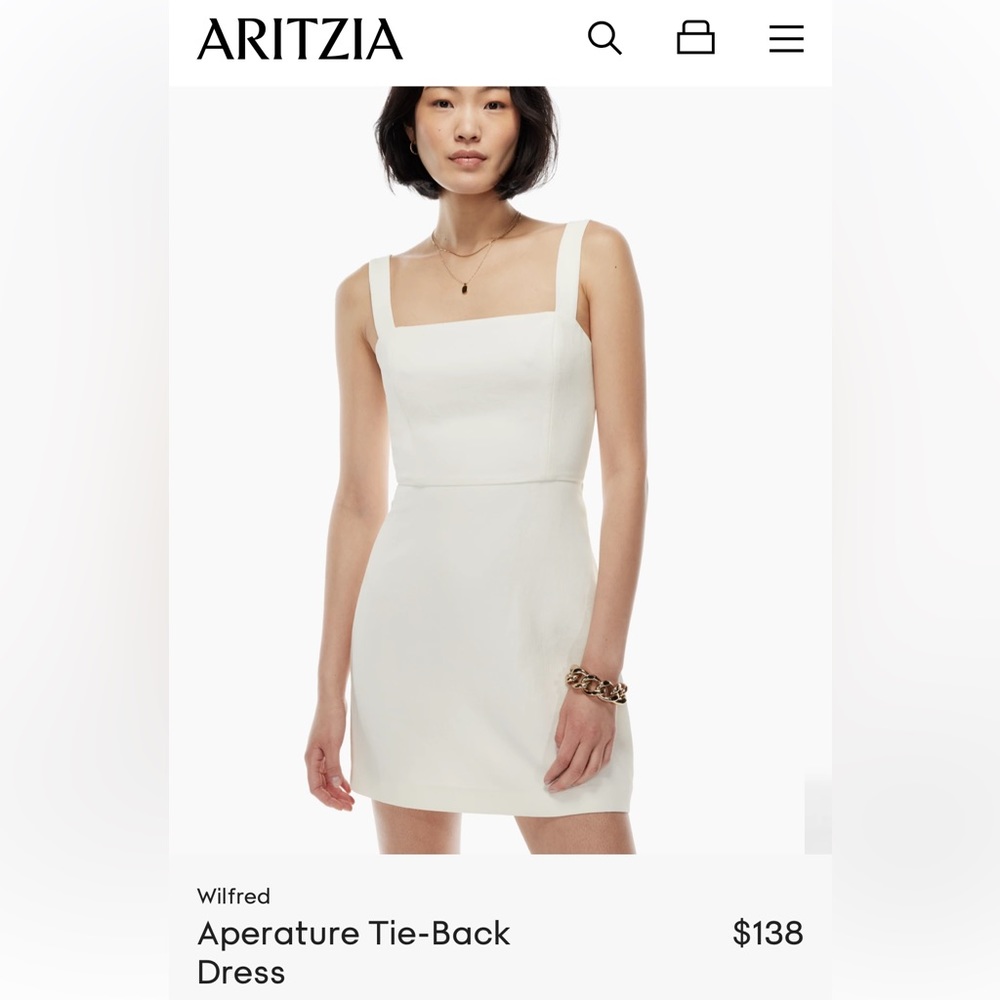 Wilfred Tie-Back Dress
